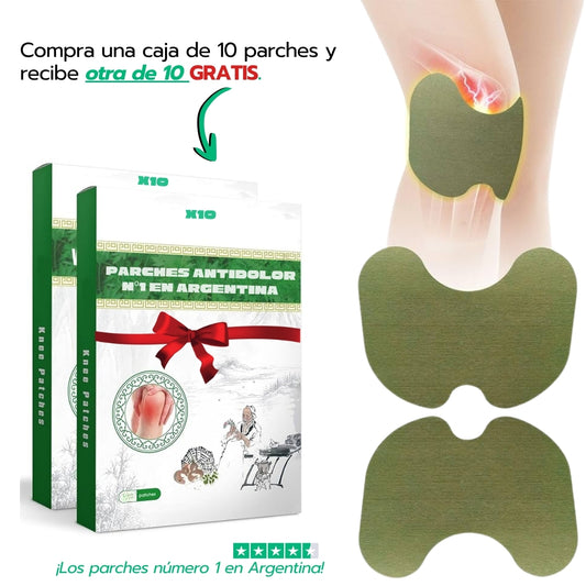 PARCHES NATURALES PARA DOLOR DE ESPALDA Y RODILLA